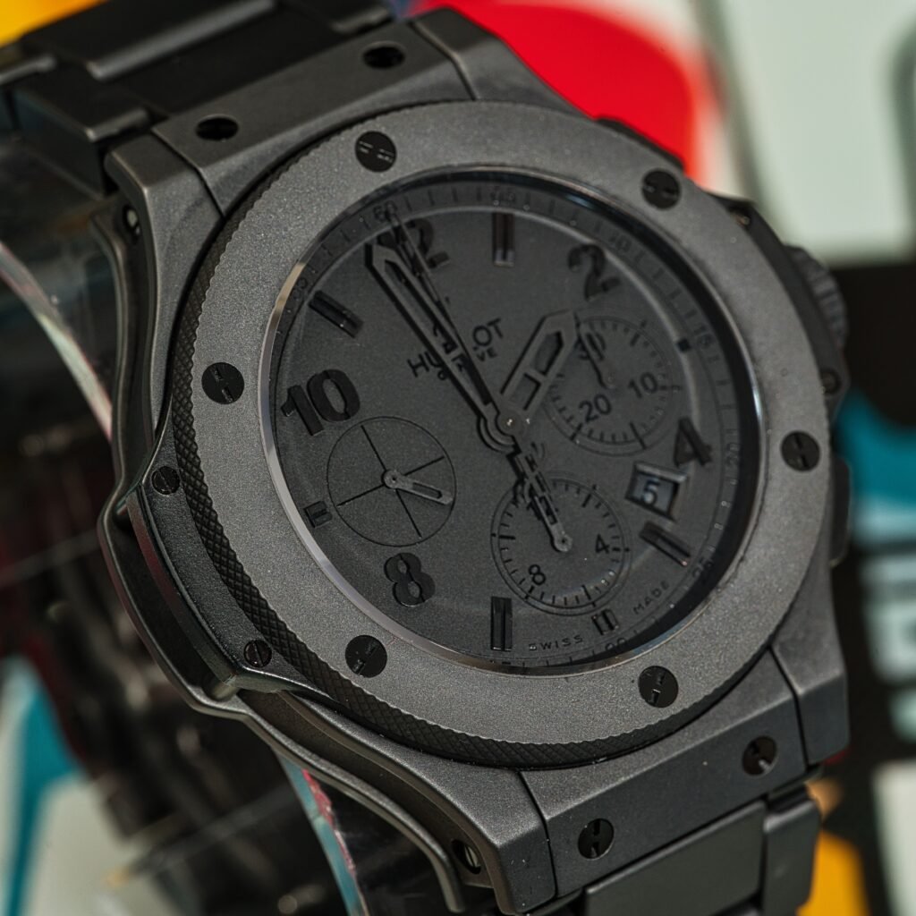 H=The Hublot Big Bang All Black is one of my favorite networking watches.